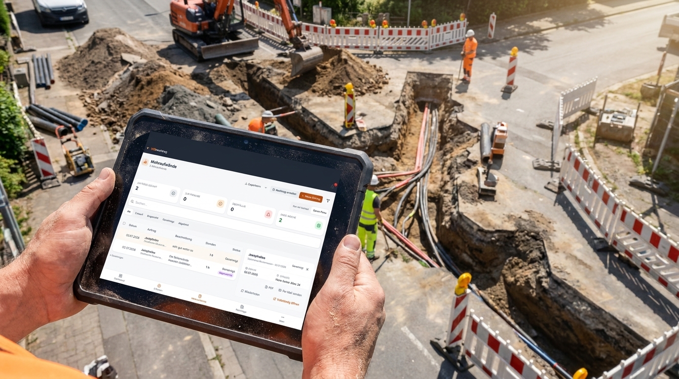 Zettelwirtschaft auf der Baustelle